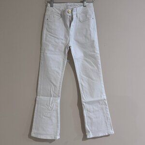 🤍 Frame – Girl’s White Denim Pants (Size 23)